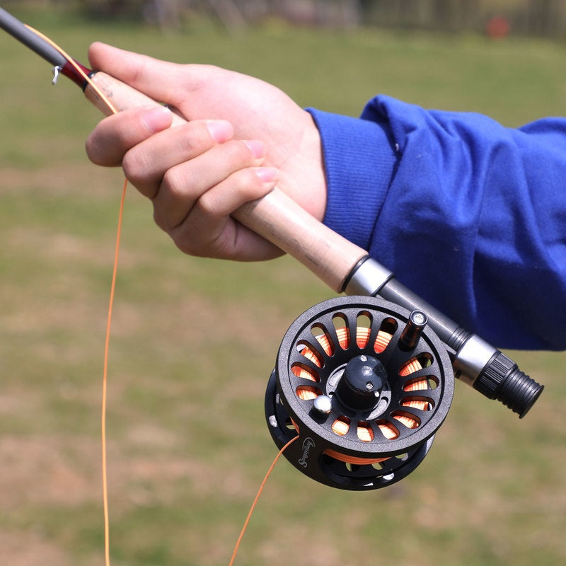 [Fly Fishing Rod Reel Set] Sougayilang Fly Fishing Rod Reel Set Fly Fishing Pole with Reel Combo Fly Tackle