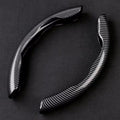 Upgrade Your Driving Experience With A Non-Slip Carbon Fiber Steering Wheel Cover!